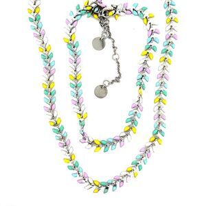 Pura Vida Enamel Necklace Only (Anklet Sold)